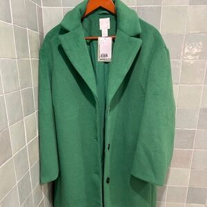 BRAND NEW / H&M / Green winter coat/ NWT